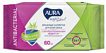 AURA Tropic Cocktail Салфетки влажные антибактериальные 60шт